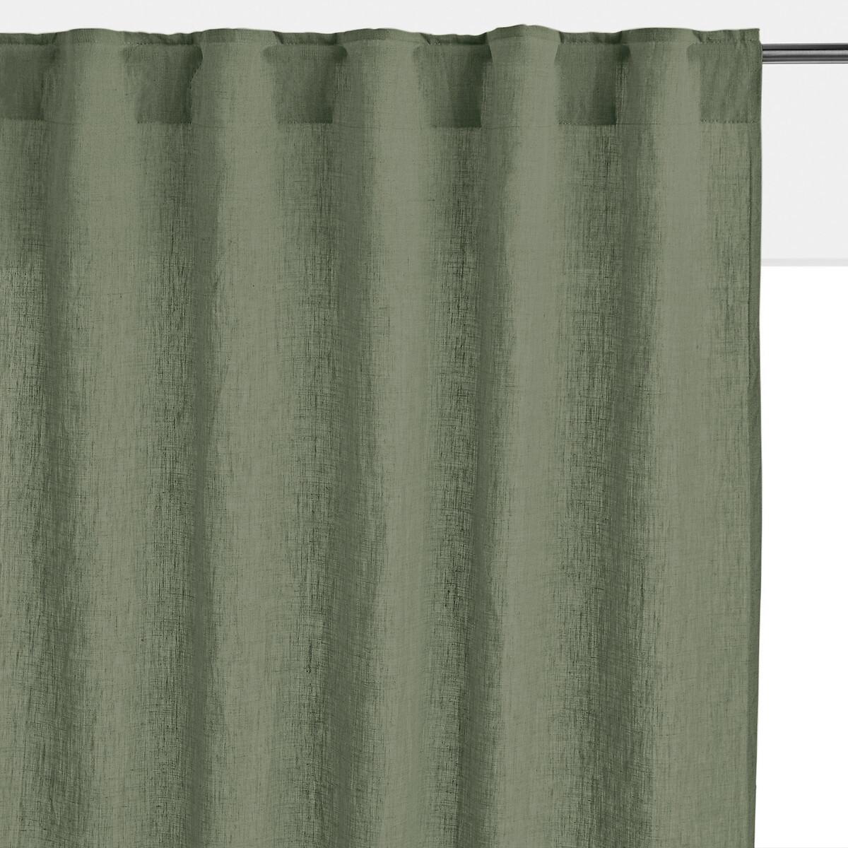 Image of Vorhang Onega Mit Verdeckten Schlaufen Unisex Grün 135x180 cm