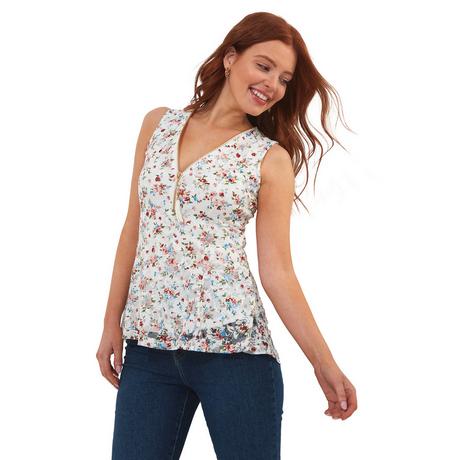 Joe Browns  Blouse Floral Dentelle Glissière Devant 