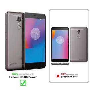 Cadorabo  Hülle für Lenovo K6  K6 POWER Magnetverschluss, Kartenfach 