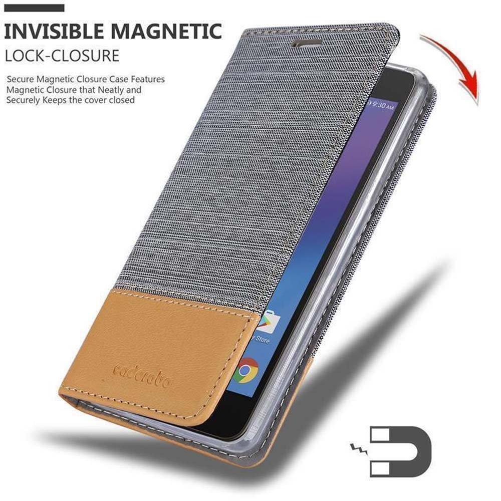 Cadorabo  Housse compatible avec Lenovo K6 / K6 POWER - Coque de protection avec fermeture magnétique, fonction de support et compartiment pour carte 