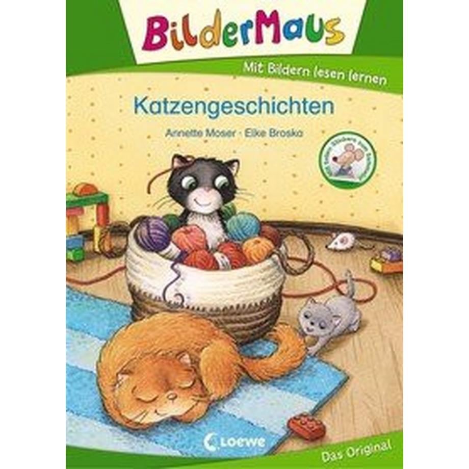 Bildermaus Katzengeschichten Moser, Annette; Broska, Elke (Illustrationen) Copertina rigida 