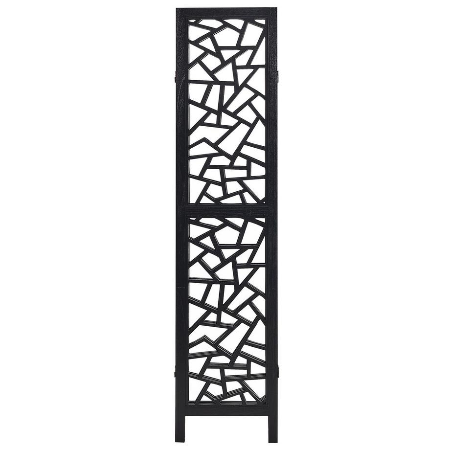 Beliani Divisorio per ambienti a 4 pannelli en Legno di Paulownia Retrò PIANLARGO  