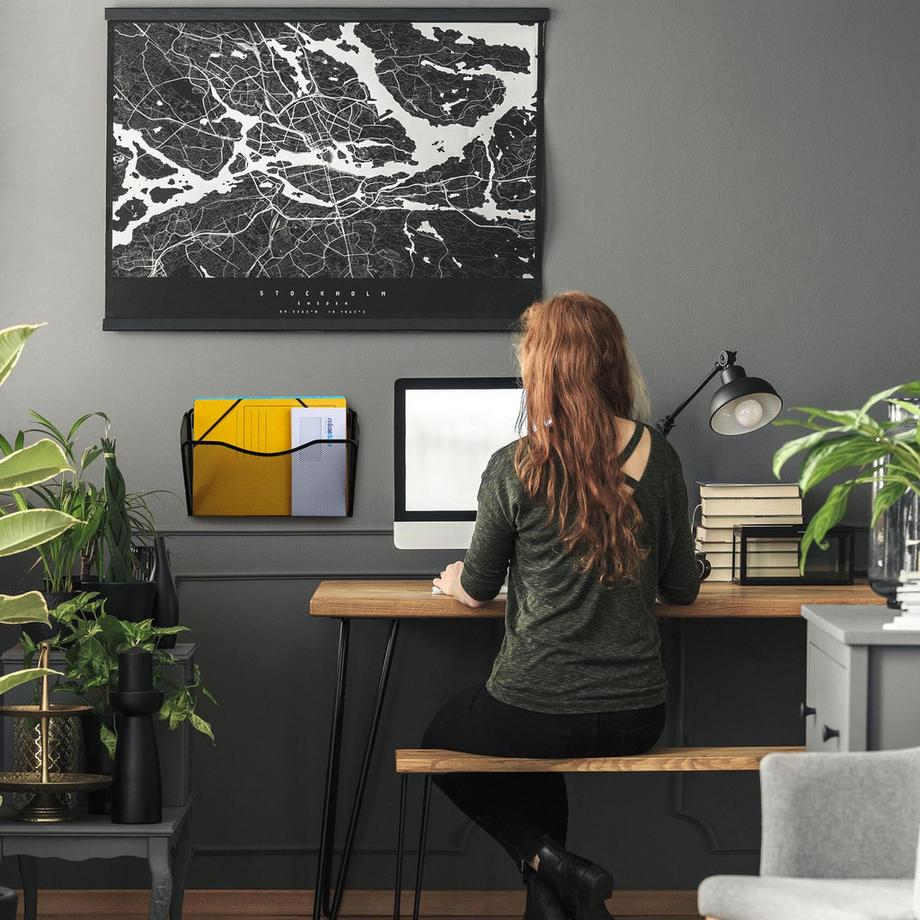 Northio Lot de 3 porte-journaux muraux  