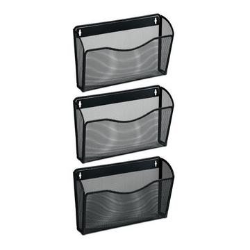 Set di 3 porta giornali da parete