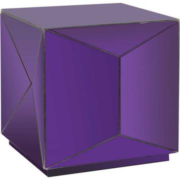 Table d&#039;appoint Shifra miroir lilas