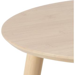 mutoni Table basse Rosalind en bambou naturel (lot de 2)  