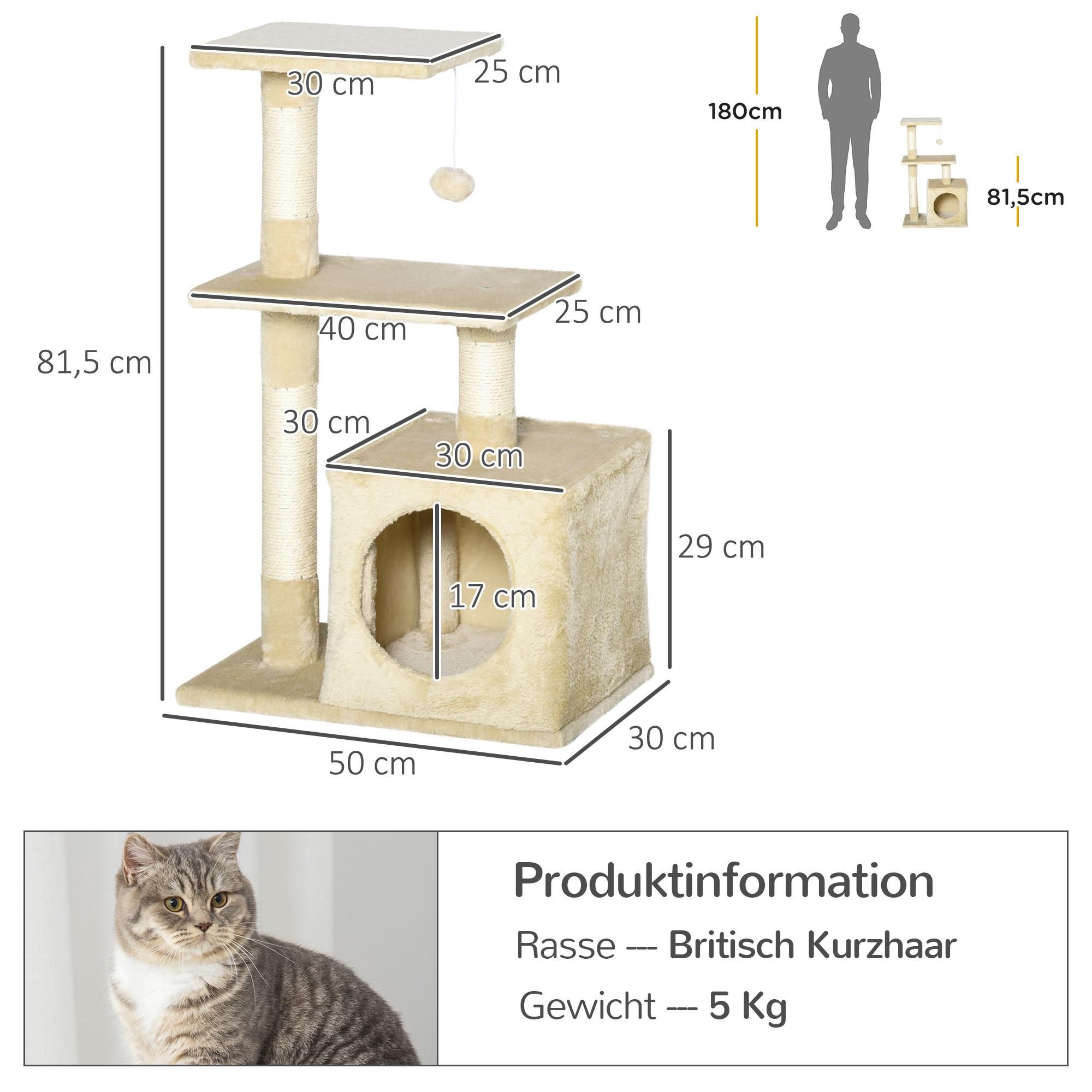 PawHut  Arbre à gratter 