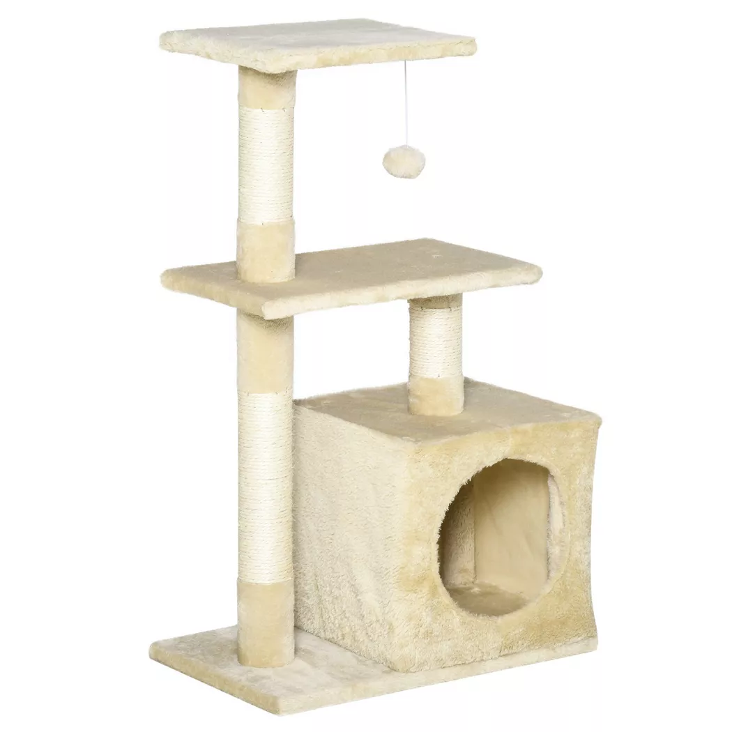 PawHut - Kratzbaum, One Size, Beige