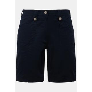 Ulla Popken  Cargo-Bermuda, Komfortbund, 4-Pocket-Schnitt 