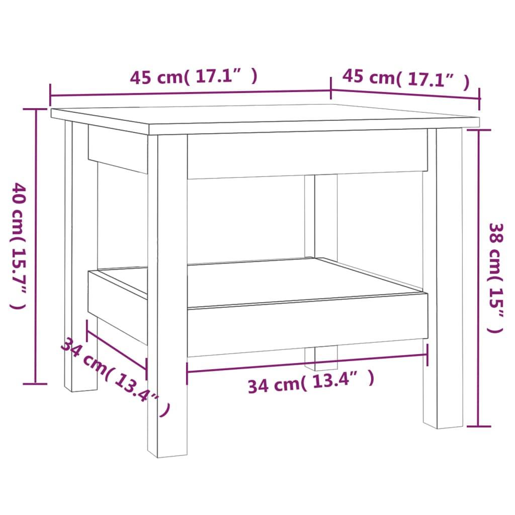 VidaXL Couchtisch holz  