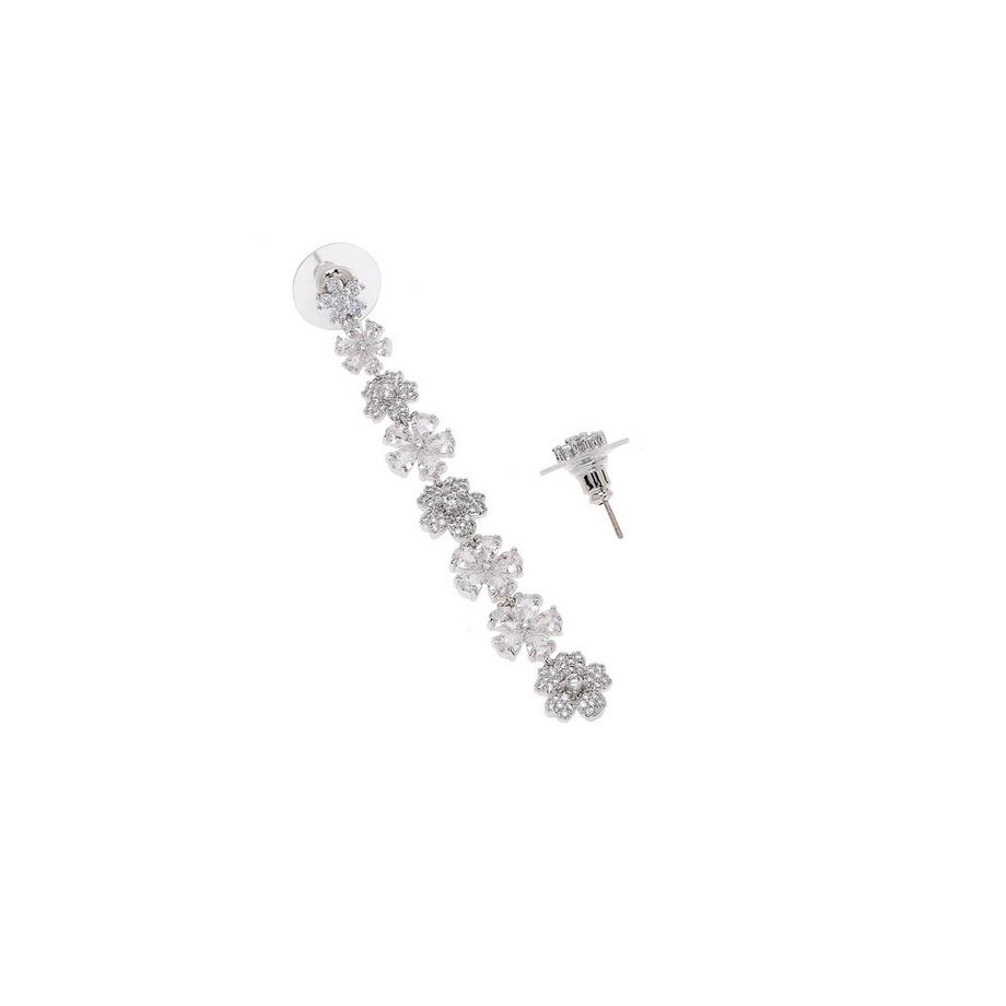 AVANT-GARDE PARIS  Lange Florale Hängeohrringe 