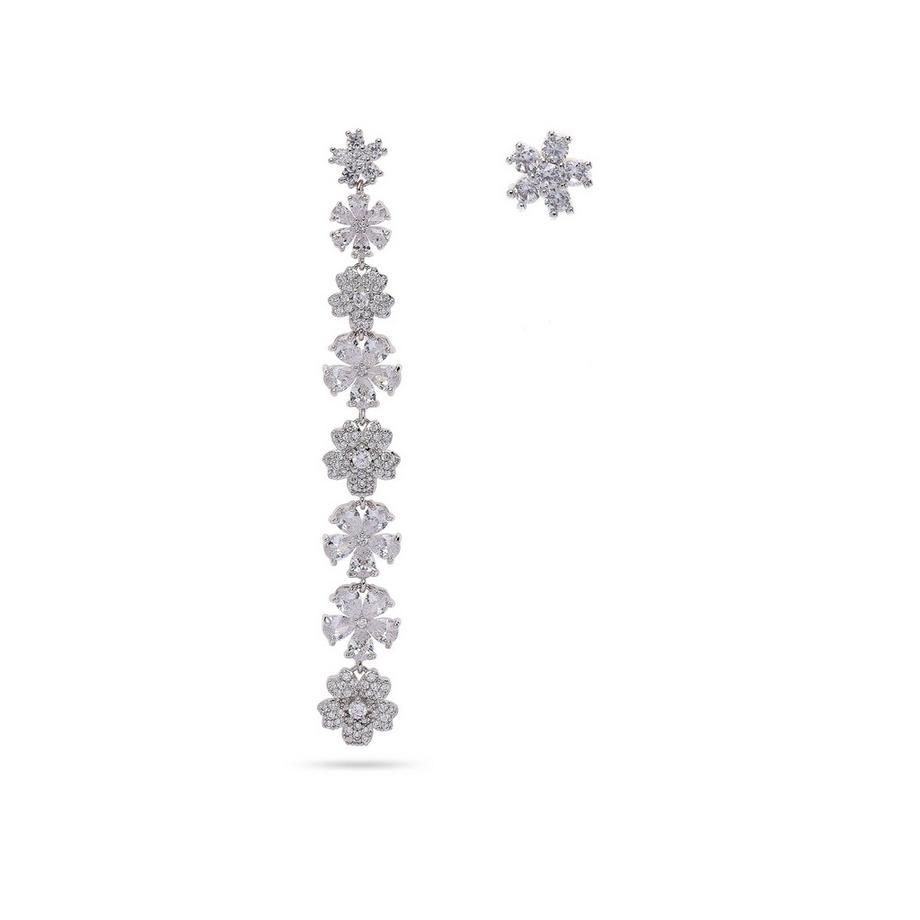 Lange Florale Hängeohrringe