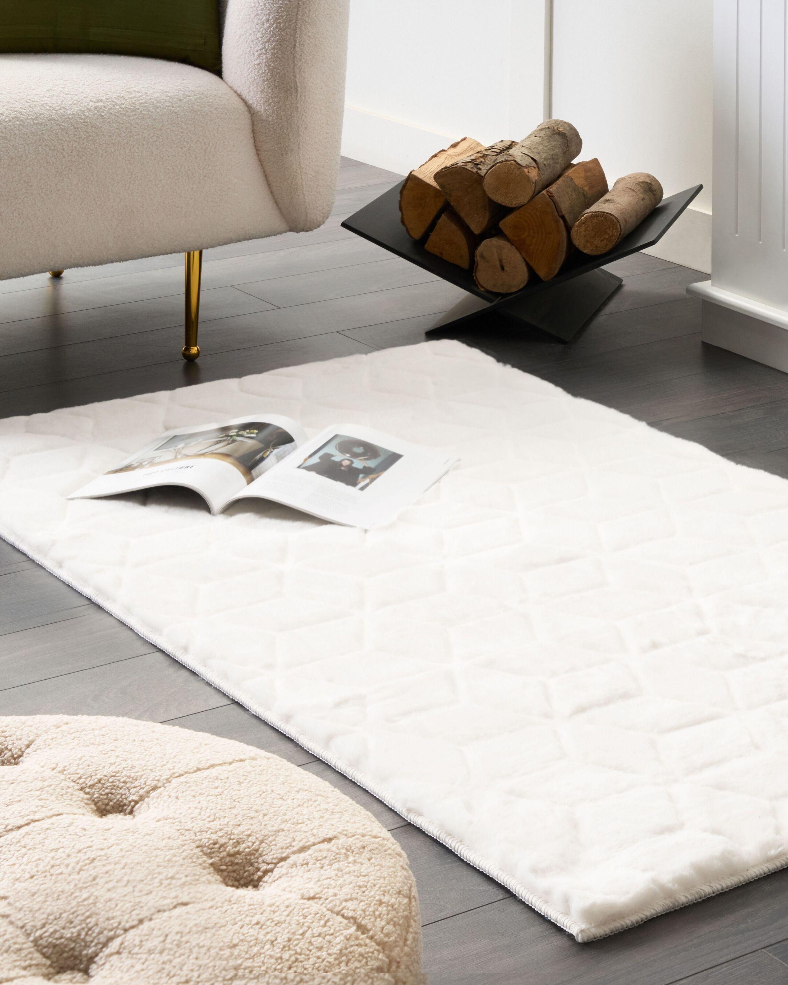 Beliani Tapis en Polyester Moderne THATTA  