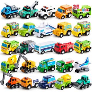 Activity-board  Spielzeug Auto Set, Baufahrzeuge Auto Kit für Kinder mit Elektroauto, Flugzeug 
