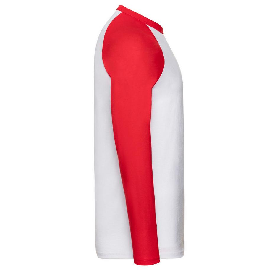 Fruit of the Loom Langärmliges Baseball T-Shirt  