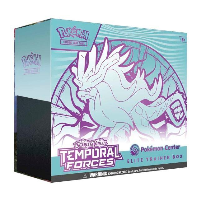 Pokémon  TCG: Scarlet & Violet-Temporal Forces  Center Elite Trainer Box (Walking Wake) - EN 