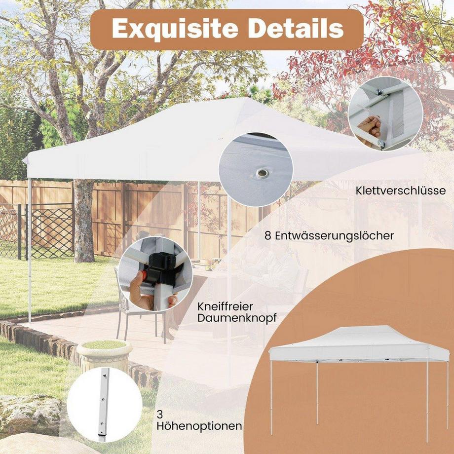 Northix Pop-Up-Pavillon mit Rolltasche  