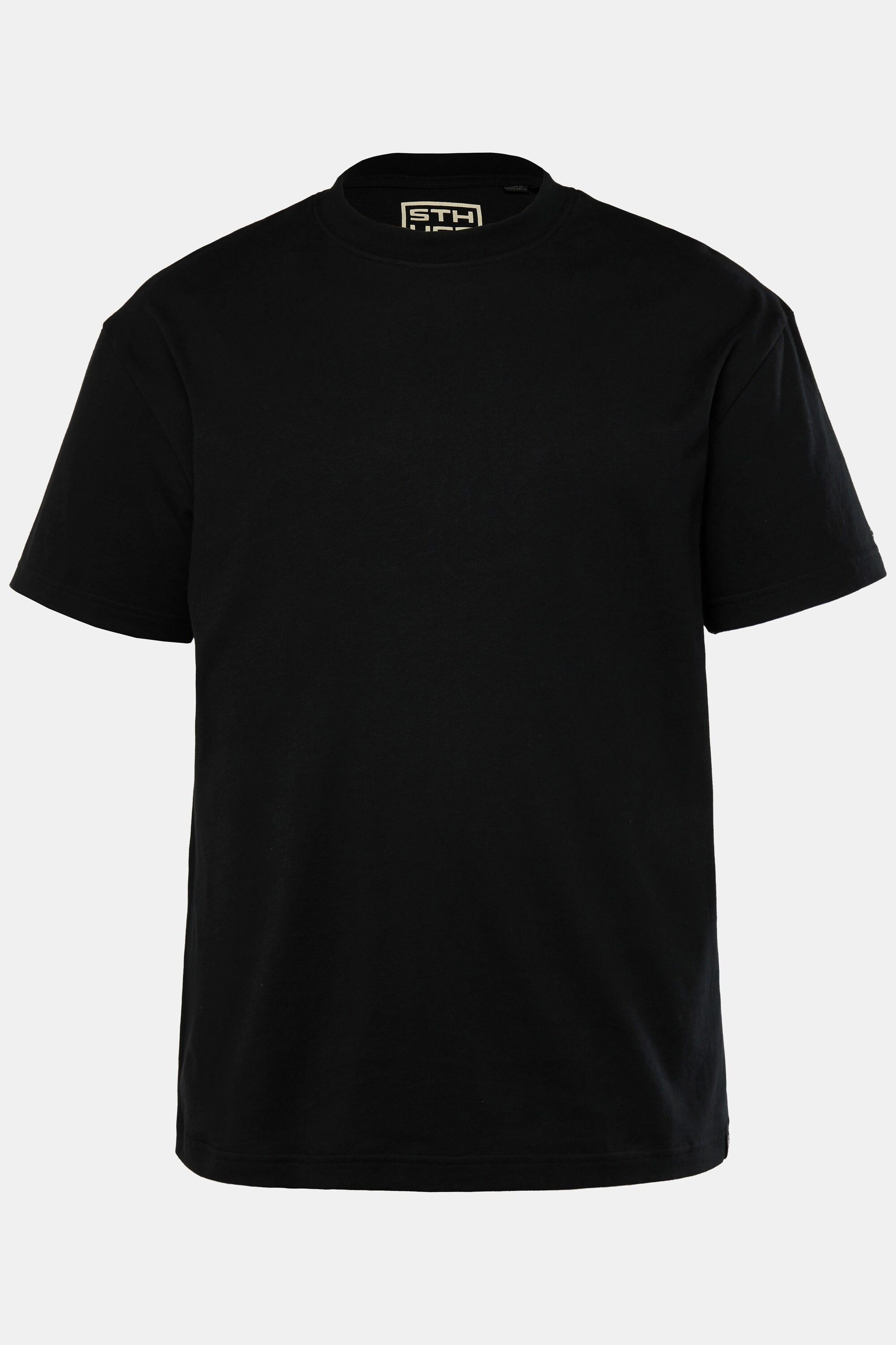 Sthuge Oversized Halbarm T-Shirt mit Rückenprint  