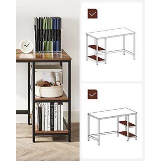 Songmics Bürotisch vintagebraun-schwarz  