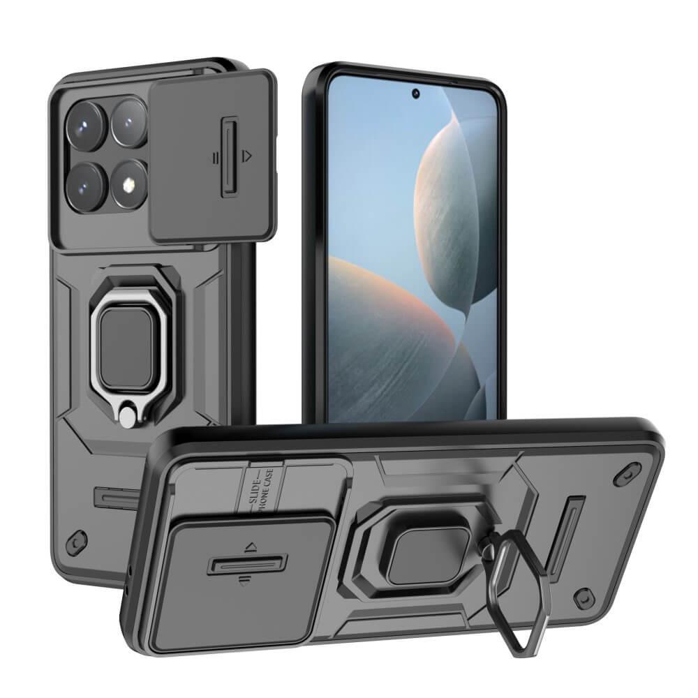 Cover-Discount  Xiaomi Poco F6 Pro - Armor Case mit Kickstand 