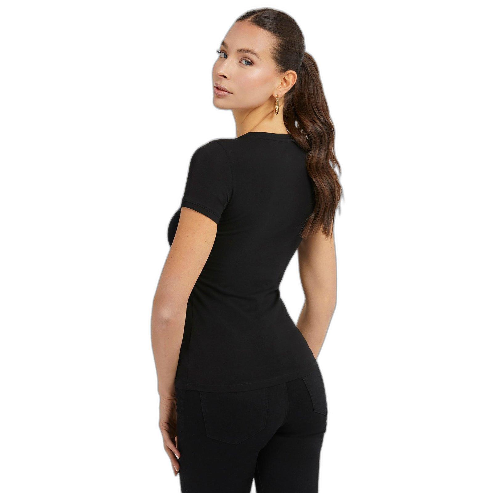 GUESS Mini Triangle V-Ausschnitt T-Shirt  