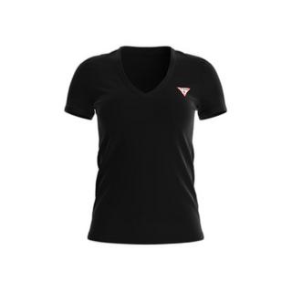 GUESS Mini Triangle V-Ausschnitt T-Shirt  
