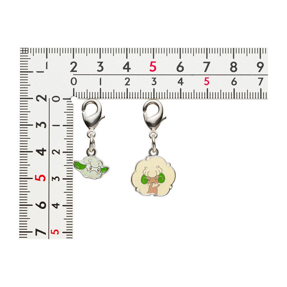 Pokémon  Pokemon Center - Cottonee, Whimsicott Schlüsselanhänger - 2 Stück 