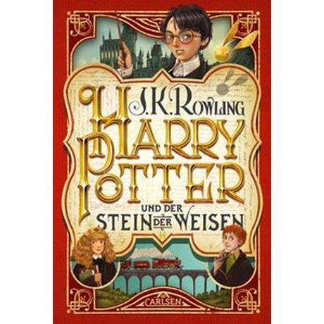 Harry Potter und der Stein der Weisen (Nr.1) Rowling, J.K.; Fritz, Klaus (Übersetzung) Copertina rigida 