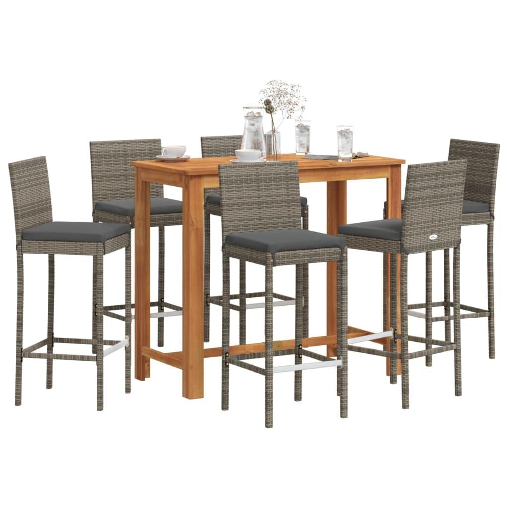 VidaXL Garten-bar-set poly-rattan  