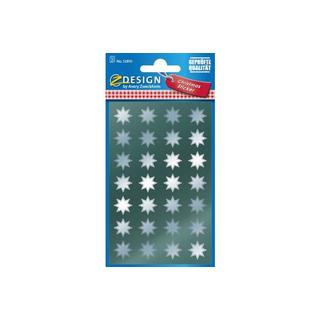 Z-DESIGN Z-DESIGN Sticker Sterne 52810 silber  