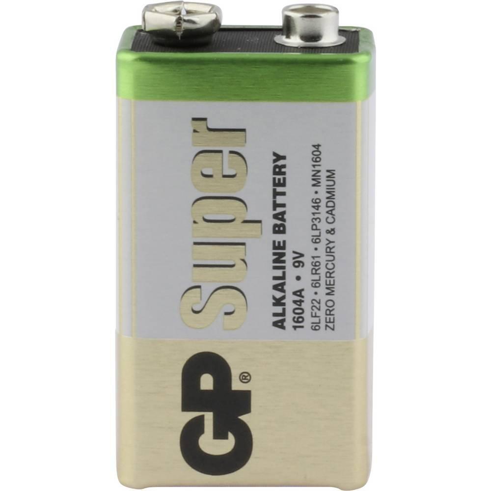 GP Batteries  Super 9 V Block-Batterie Alkali-Mangan 9 V 10 St. 