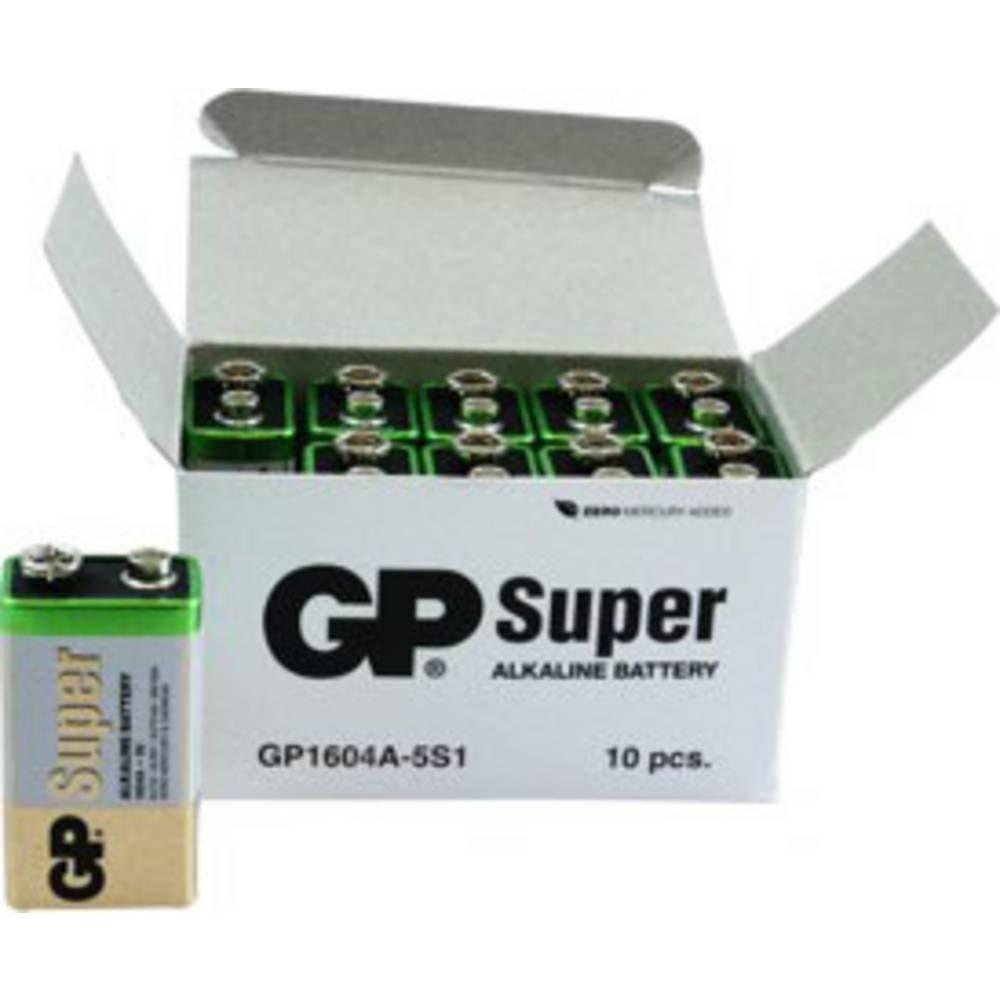 GP Batteries  Super 9 V Block-Batterie Alkali-Mangan 9 V 10 St. 