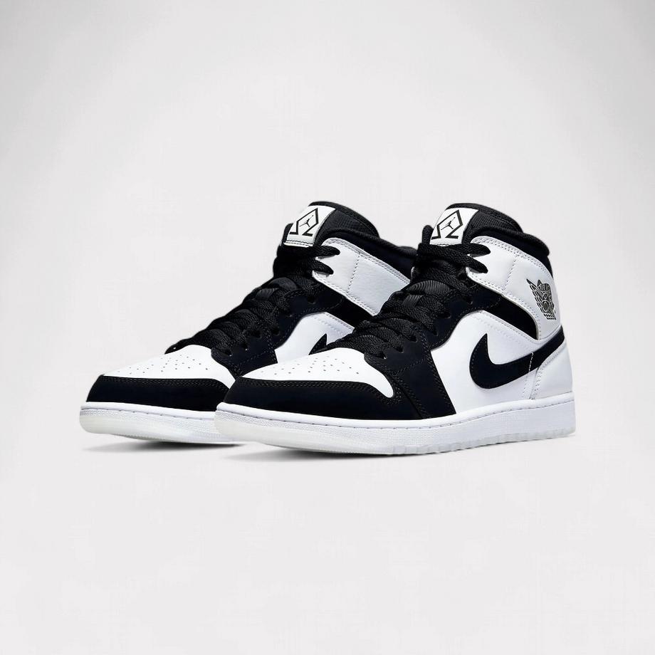 JORDAN 1 Mid Light Smoke Grey Anthracite Sneakers  