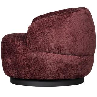 mutoni Fauteuil pivotant Woolly aubergine  