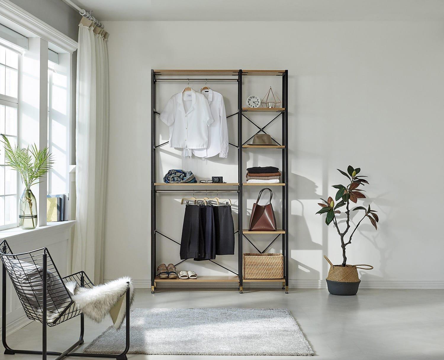 Image of Regal-Set mit Akazie-Dekor (2-tlg) Regal-Set mit Akazie-Dekor (2-tlg)