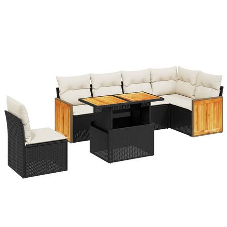 VidaXL Garten sofagarnitur poly-rattan  