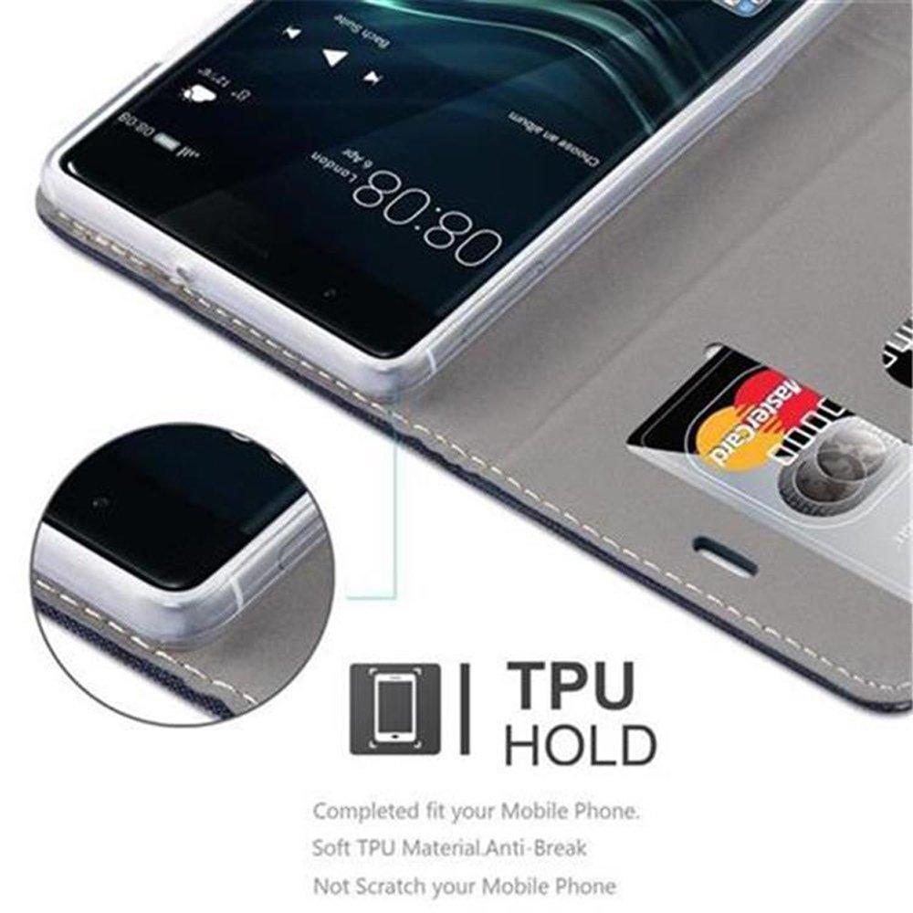 Cadorabo  Housse compatible avec Huawei P9 - Coque de protection avec fermeture magnétique, fonction de support et compartiment pour carte 