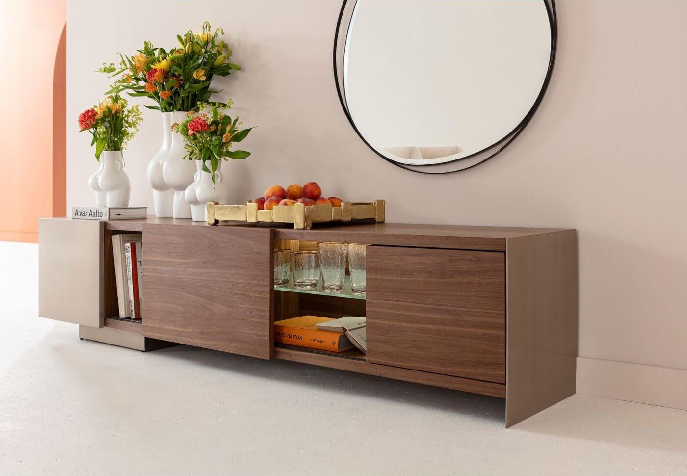 KARE Design Buffet bas Bravo 200x42  