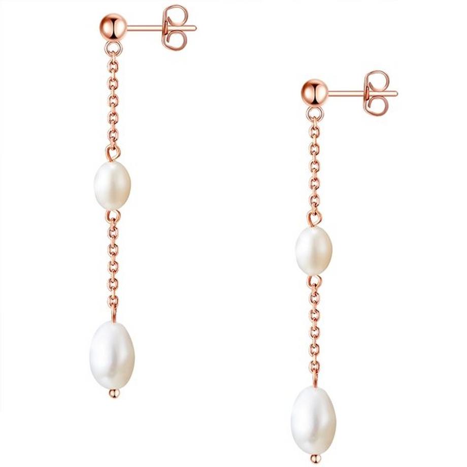 Valero Pearls  Femme Boucles d´oreilles en acier inoxydable 
