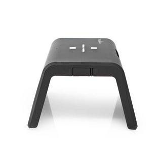 Nedis  Kabelloses Ladegerät für Wecker | Qi-zertifiziert | 5 / 7,5 / 10 / 15 W | USB A-Tap | Nachtlicht | 2 Weckzeiten | Snooze-Funktion 