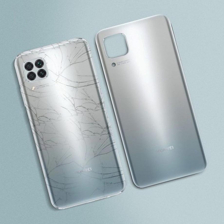 Avizar  Cache Batterie Huawei P40 Lite Argent 