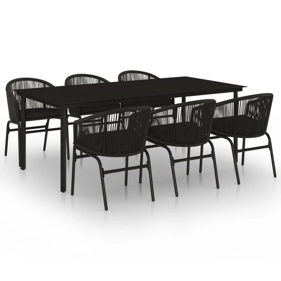 set da pranzo da giardino PVC