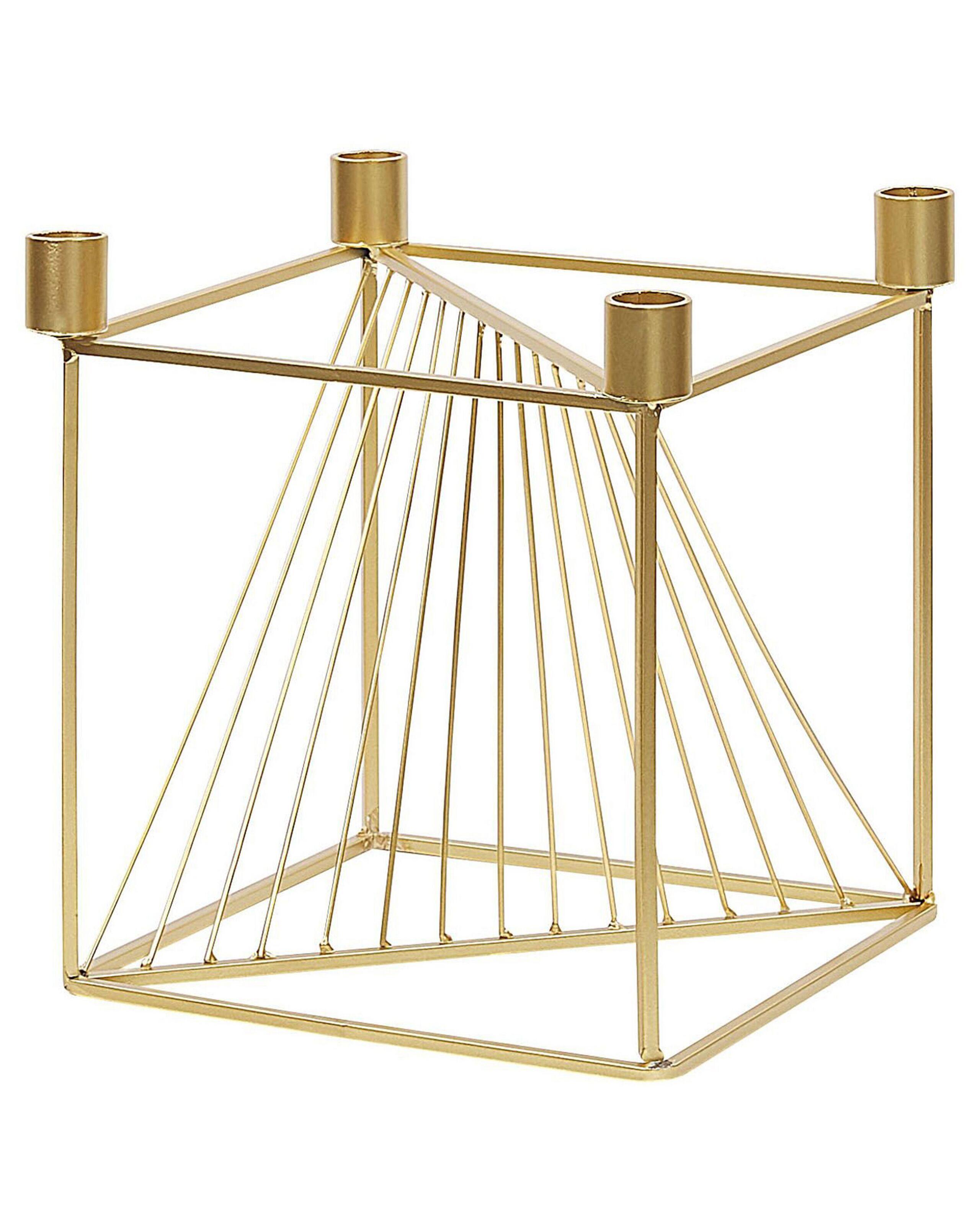 Image of Dekoration Aus Metall Modern Mindoro Unisex Gelbgold ONE SIZE