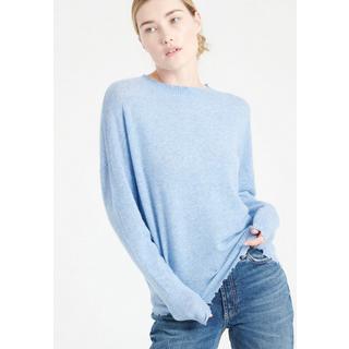 Studio Cashmere8  MIA 17 Pull col rond finitions ciselées - 100% cachemire 