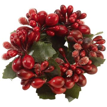 Serviettenringe Beeren Winter Collage Accessoires