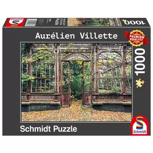 Puzzle Bewachsene Bogenfenster (1000Teile)