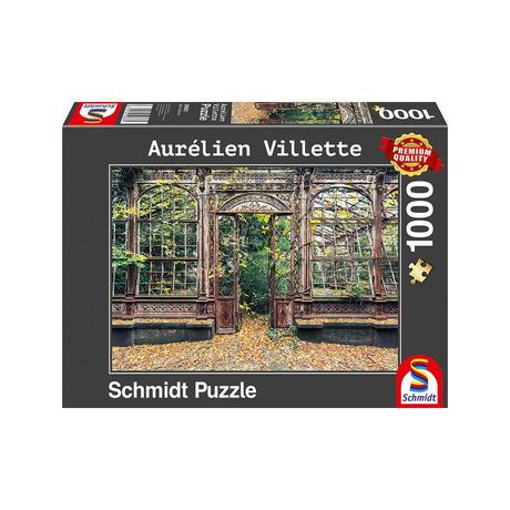 Schmidt  Puzzle Bewachsene Bogenfenster (1000Teile) 