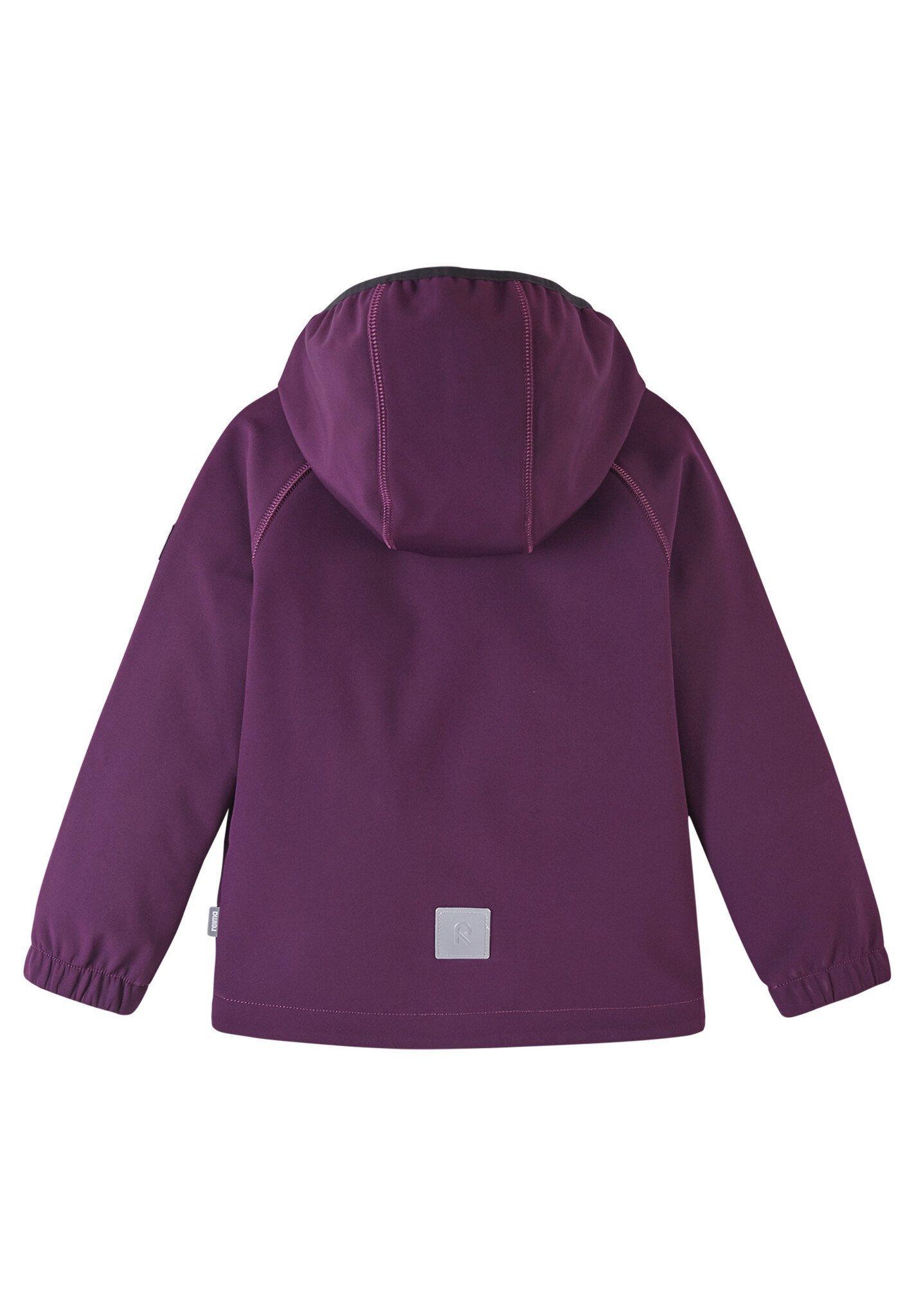 Reima  Kinder Softshell Jacke Vantti Deep purple 