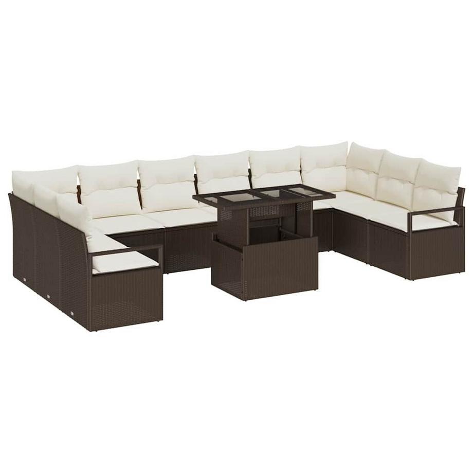 Canapé de jardin poly rattan