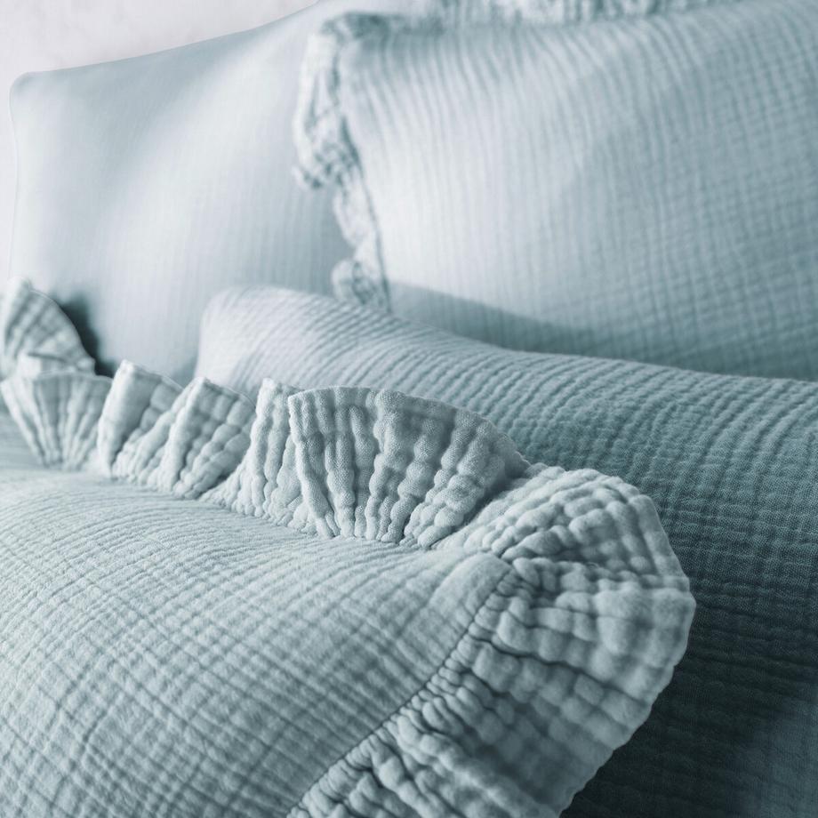 La Redoute Intérieurs Kumla Baumwoll-Musselin-Duvetbezug  